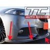BMW seria 5 typ F10 tylko M5 / only M5 ( 2010 -  ) - dokladka przednia, spoiler przedniego zderzaka / front bumper spoiler / frontschurze - TC-KO-FS-216