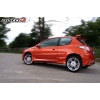 PEUGEOT 206 3D - spoilery progowe / side skirts - P206-S-01