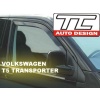 VW T5 Transporter, Bus, Caravelle, Multivan - owiewki bocznych przednich szyb / Front side window, wind deflectors / Vorne Seitenwindabweiser / ветровички