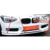 BMW seria 1 F20 / F21 ( 2011 - ) - dokladka przednia, spoiler przedniego zderzaka / front bumper spoiler / frontschurze - TC-KO-FS-208