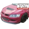 Mitsubishi Lancer Evo 9 , IX - spoiler przód, dokładka przedniego zderzaka / front spoiler, front bumper makeweight, add-on / Frontspoiler, Frontschürze makeweight lip - TC - EVO9-01-DPR