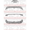 Seat IBIZA po 2002/up 2002 - spoiler na pokrywę bagażnika / roof spoiler - pianka PUR - SI0211 - D