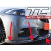 BMW seria 5 typ F10 tylko M5 / only M5 ( 2010 - ) - dokladka przednia, spoiler przedniego zderzaka / front bumper spoiler / frontschurze - TC-KO-FS-216