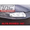 ALFA ROMEO 147 2000-2004 - brewki na reflektory / eyebrowse / Scheinwerferblende - NEW ! - TC-KO-1718